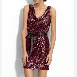 Aidan Mattox Sequin Sheath Dress
